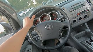 How Good Is a 2008 Toyota Tacoma PreRunner V6 POV ASMR Test Drive [upl. by Rutherfurd]