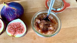 Feigen Chutney selber machen Rezept würzige Marmelade aus Feigen [upl. by Bork]