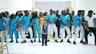 Best Congolese Wedding Entrance Dance  Miroir Ange Mbyal Cedar Rapids IA [upl. by Iddo]