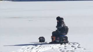 Sibley Lake ice fishing [upl. by Benedetto]