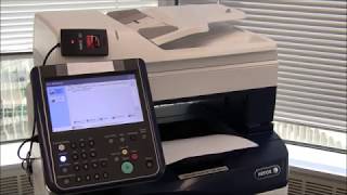 Xerox MultiFunction Printer  Secure Pull Printing with RFID amp HID [upl. by Bough]