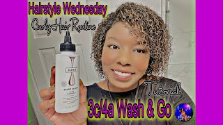 dpHUE Glossy Glaze on Blonde Highlights Curly Wavy Hair Wash Day Routine [upl. by Gatian267]