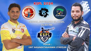 KSPL  2024  YADGIR YODDHAS VS YOGASHREE RAICHUR KINGS  MATCH  25 [upl. by Simmonds987]