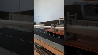 Transporting 98cm Turbine Blade windturbine windturbines vestas transport haul heavyhaulage [upl. by Cristal]