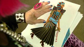 Zandra Rhodes Interview on Aida  San Francisco Opera [upl. by Merry737]