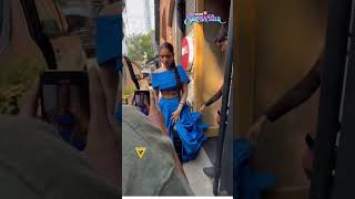 Bhumi Pednekar Flaunts Her Abs In A Blue Dress  Bhumi Pednekar Abs Video  N18S  shortvideo [upl. by Ahseenal]