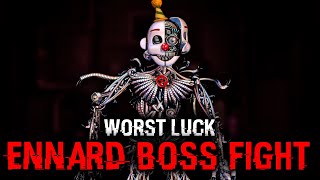 Ennard Boss fight Beaten with the Worst Possible Luck  FNAF SL [upl. by Mackler]