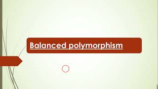 Balanced Polymorphism [upl. by Rustin]