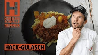 Schnelles HackGulasch Rezept von Steffen Henssler [upl. by Ermine]