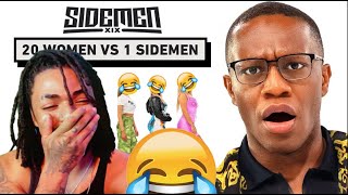 DeonKai Reacts 20 WOMEN VS 1 SIDEMEN DEJI EDITION 🤣🤣💀 [upl. by Caro]