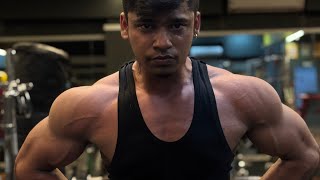 Chest amp Tricep Workout vlog [upl. by Ramilahs137]