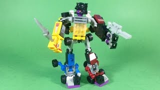 KreO Transformers MicroChangers Combiners MENASOR A7308 Review  Unboxing Build amp Play [upl. by Jodoin]