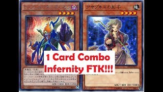 YUGIOH 1 Card Combo Infernity FTK [upl. by Bodnar]