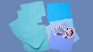 Diy Easy envelope for invitations how to make envelope [upl. by Karrah576]