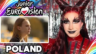 🇵🇱 Maja Krzyżewska  I Just Need a Friend  Poland  American Reacts to Junior Eurovision 2023 [upl. by Akemal]