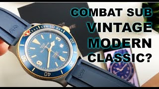 The Glycine Combat Sub Vintage  Review [upl. by Llorrac]