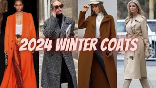 Winter Coats 2024  Winter Coats for Women  Winter Coat Trends 2024 [upl. by Ahsikyw]