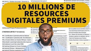 330 FORMATIONS VIDÉOS 200 LIVRES AUDIOS  15 MILLIONS DE TEMPLATES BONUSECT [upl. by Dryden]