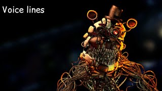 Molten Freddy all voice lines with subtitles [upl. by Mickie349]