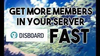 GROW YOUR DISCORD SERVER FAST  Disboard Bot Showcase [upl. by Ecirual]