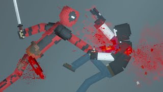 DEADPOOL Fight Humans in People Playground [upl. by Picker]