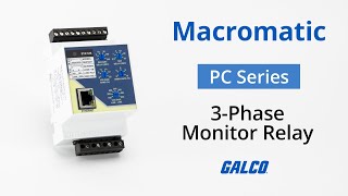 Macromatics PC Series 3Phase Monitor Relay [upl. by Drandell405]