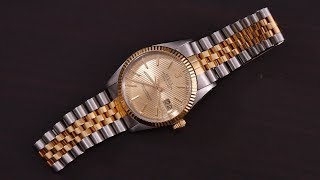 Rolex Datejust 16013 Tapestry Dial quotAmerican Psychoquot Review [upl. by Ziza]