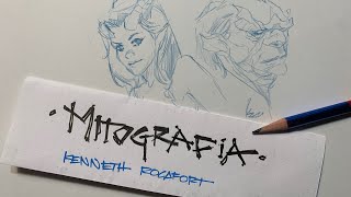 MITOGRAFIA  ✍️ 124  The Random Sketches  Kenneth Rocafort [upl. by Eram]