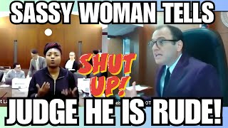 ANNOYING Woman TRIES TO PUSH JUDGE FLEISCHER AROUND In HIS COURTROOM [upl. by Einnod158]