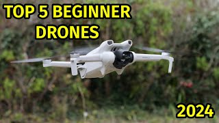 Top 5 Beginner Drones 2024 [upl. by Aifas127]