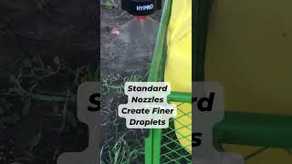 Whats The Difference Air Induction Sprayer Nozzles vs Standard Sprayer Nozzle shorts sprayers [upl. by Ynaffit]