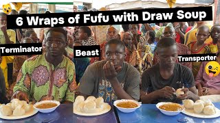 Nigerian Draw Soup and Fufu Competition  Terminator vs Beast vs Transporter [upl. by Yecniuq595]