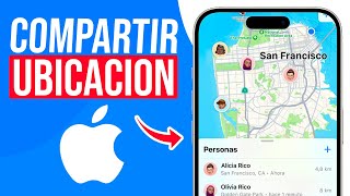 Como COMPARTIR mi UBICACION con mi PAREJA iPhone 💑 Guia Completa [upl. by Ehrlich]