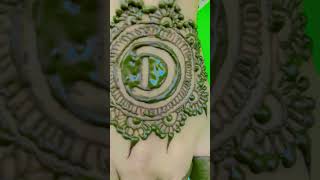 Back side very beautiful mehndi deising new trending D letter mehndi design [upl. by Haeli839]