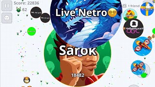 DESTROYING EVERYONE AGARIO MOBILE [upl. by Enoch]