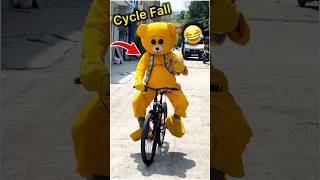 Watch till End 🤣🚲……teddy funnyshorts comedy [upl. by Normi]