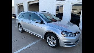 2015 VW Golf Sportwagen TDI S FOR SALE WALK AROUND [upl. by Daryle]