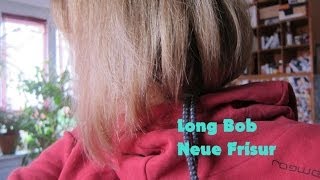 ✂ HAARE ✂ LONG BOB ✂ neue FRISUR ✂ von langem dünnen HAAR zu dickem kürzerem HAAR ✂ COCONUT210379 [upl. by Yllut]