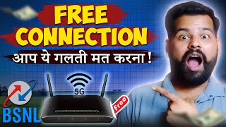 BSNL Free Broadband Connection Online Registration in 2024  BSNL Free Wifi amp Fiber Setup At Home [upl. by Enileqcaj]