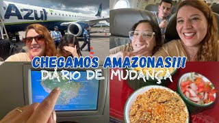 Enfim chegamos no AMAZONAS Voo de BelémPA para MANAUSAM  DIÁRIO DE MUDANÇA 8 [upl. by Aryamoy16]