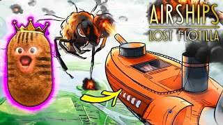 Roguelike Estilo Brotato mais você é um SUBMARINO AÉREO Airships Lost Flotilla [upl. by Bryce119]