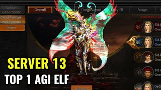 MU MONARCH SEA  SERVER 13 TOP 1 AGI ELF [upl. by Ithaman]