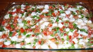 CEVICHE DE PESCADO ESTILO TICO COSTA RICA PARA CHUPARSE LOS DEDOS RECETA [upl. by Anerys]