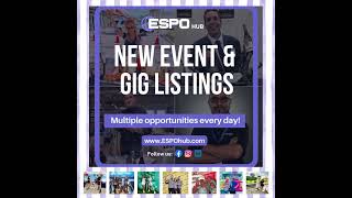 ESPO Hub has NEW Events and Gigs listed Apply Direct Get paid direct event gig eventjobs [upl. by Liatris222]