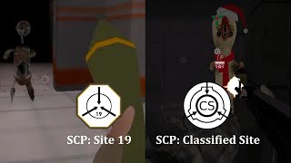 SCP Classified Site vs SCP Site 19  Mobile multiplayer SCP games comparison [upl. by Nedrud]