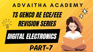 TS GENCO AE ECE EEE  Digital Electronics IES PYQs Part 7  Advaitha Academy [upl. by Theresina]