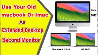 Use Your Old macbook Or Imac as Extended Desktop Second Monitor [upl. by Janna]