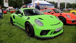 Thirlestane Castle Classic Car Show 1700 Cars Brand NEW GT3 RS turned up  27 RS [upl. by Jennifer]