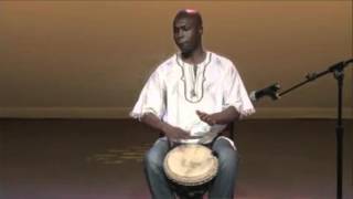 quotSenegalese Drummingquot Moutarou Diallo at TEDxSIT [upl. by Lleroj285]