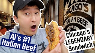 Chicagos LEGENDARY Italian Beef Sandwich  Als Italian beef [upl. by Bergwall]